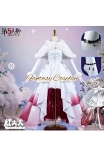 Identity V Collaboration Sapporo Snow Festival Bloody Queen White Gown Cosplay Costume